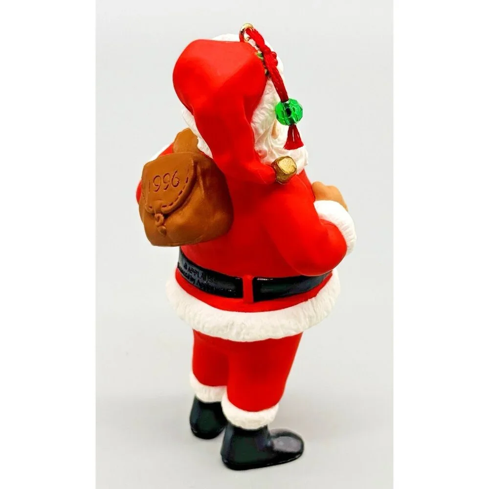 Hallmark Keepsake Collectors Club Santa Rudolph Red Nosed Reindeer 1996 Lot of 2